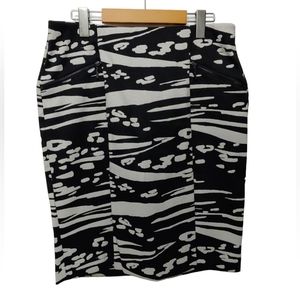 Alfani Zebra Print Pencil Skirt Size 10